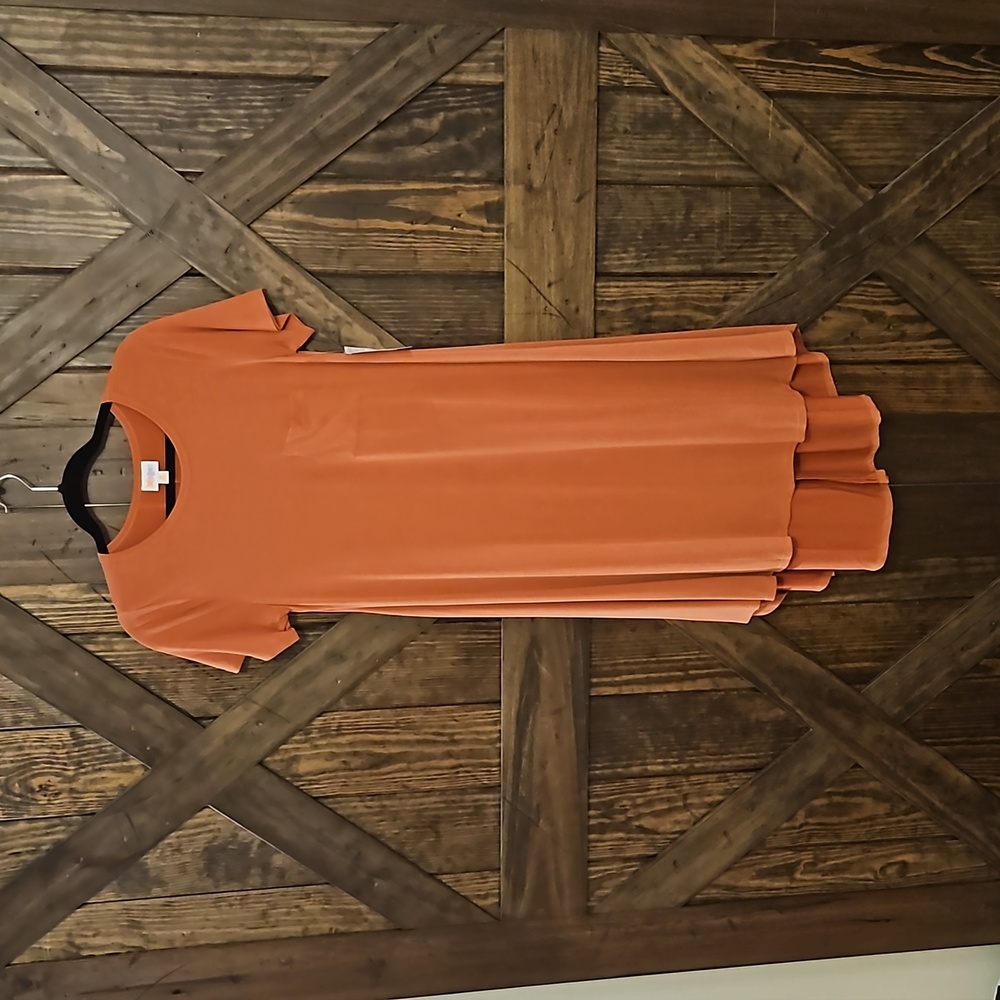 XS LuLaRoe Carly Dress Orange